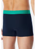 Schiesser Retro Short / Pant 95/5 Cotton in Blau / türkis