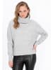 myMo ROCKS Women Sweater in light grey melange