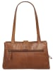SPIKES & SPARROW Umhängetasche echt Leder in cognac