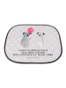 Mr. & Mrs. Panda Sonnenschutz Auto Koala Luftballon mit Spruch in Grau Pastell