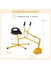 COSTWAY Sitzbagger 360° drehbar in Gelb