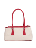 DIANA Handtasche in RED AND WHITE