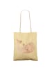 Mr. & Mrs. Panda Tote Bag Robbe Liegen ohne Spruch in Gelb Pastell