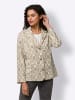 Heine Jersey-Blazer in sand-dunkeltaupe-bedruckt