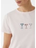 comma T-Shirt in 40E2_perlmuttrosa