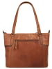 SPIKES & SPARROW Shopper echt Leder in cognac