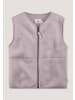 Hessnatur Fleece Weste in mattrosa