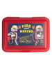Playmobil Playmobil Brotdose mit Trennwand - City Action Feuerwehr in rot