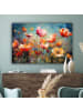 MuchoWow Leinwand bilder Bunte Blumen (BxH)