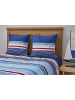NAUTICA HOME Bettwäsche-Set Spinning (3 tlg), 100% Baumwolle, 200x200 cm in Blau