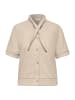 Street One Kurze Jacke mit Schalkragen in Clay Sand Mel.