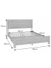 MCW Queen Size Bett P44, Sonoma-Eiche-Optik