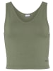 LASCANA Tanktop in Dunkelgrün