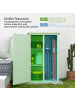 Outsunny Gerätehaus in Grün 75L x 56B x 115H cm
