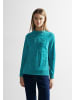 Cecil Sweatshirt mit Stehkragen in Blau