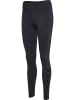 Hummel Leggings Hmlpulse Damen in BLACK BEAUTY MELANGE