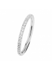 Ernstes Design Ring für Erwachsene in silber