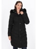 Usha Women Coat in black
