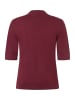 More & More feiner, zeitloser Halbarmpullover in pomegranate red