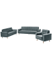 58 aufm Kessel SOFA 2-Sitzer Kavindra Samtvelours azur