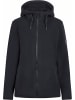 DLX Fleecejacke/Fleecepullover "Leila Fleece Jacket" in Schwarz