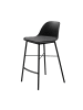 ebuy24 Barhocker Whistler Schwarz 48 x 53 cm