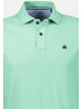 Lerros Poloshirt Basic in Weiß / türkis