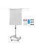 relaxdays Flipchart Whiteboard in Weiß - (B)70 x (H)100 cm