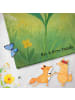 Mr. & Mrs. Panda Badehandtuch Hummel Blume Design ohne Spruch in Gelb Pastell