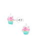 Alexander York Ohrstecker CUPCAKE in 925 Sterling Silber, 2-tlg.