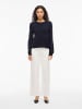 Vila Strickpullover in Navy Blazer