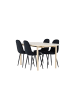 ebuy24 Essgruppe Andy (5-teilig) Whitewash 90 x 180 cm
