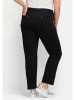 sheego Gerade Stretch-Jeans in black Denim