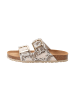Tamaris Leder-Pantoletten Beige