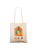 Mr. & Mrs. Panda Tragetasche Vogelhaus Home ohne Spruch in Creme
