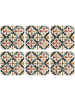 OnlyWow Glasuntersetzer 6er-Set Azulejos Fliesen