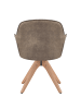 home24 home24 drehbarer Armlehnenstuhl 2er-Set im modernen Stil in Beige / Braun
