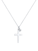 Elli Halskette 925 Sterling Silber Kreuz in Silber