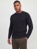 JACK & JONES PLUS Strickpullover in Black