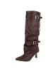 Ital-Design High Heel in Weinrot
