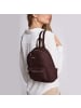 Lazarotti Bologna Leather City Rucksack Leder 27 cm in burgundy
