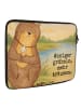 Mr. & Mrs. Panda Laptop Tasche Otter Muschel Design mit Spruch in Weiß