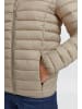 BLEND Leichte Steppjacke Wattierte Basic Übergangsjacke ohne Kapuze in Beige