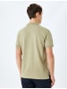 KOTON TSHIRT SS POLO in Khaki