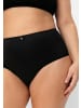 sheego String in schwarz + schwarz