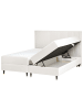 Beliani Doppelbett DAME in Weiß - (W) 182 x (H) 124 x (L) 207 cm