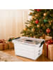 relaxdays Weihnachtskugel Aufbewahrungsbox in Transparent - (B)51 x (H)32,5 x (T)38,5 cm