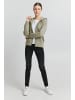 Oxmo Kapuzensweatjacke Holunder 21950053-ME Sweatjacke mit Kapuze in Grün