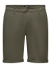 Only&Sons Shorts Casual Summer Bermuda Pants in Olive