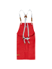 Beliani 5-tlg Küchentextilien Set BRASSICA in Rot/Braun/Grau